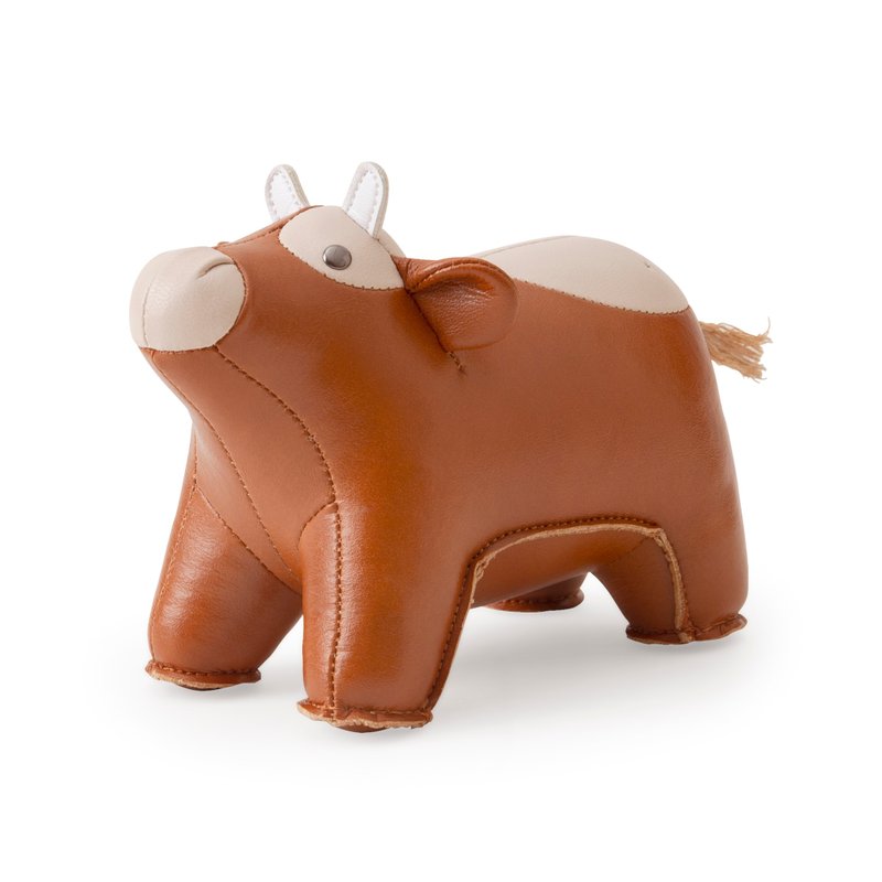 【纸镇】小牛 Calf 摆饰 | 星座礼 生肖礼 生日礼 三合贵人牛鸡蛇 - 摆饰 - 人造皮革 多色