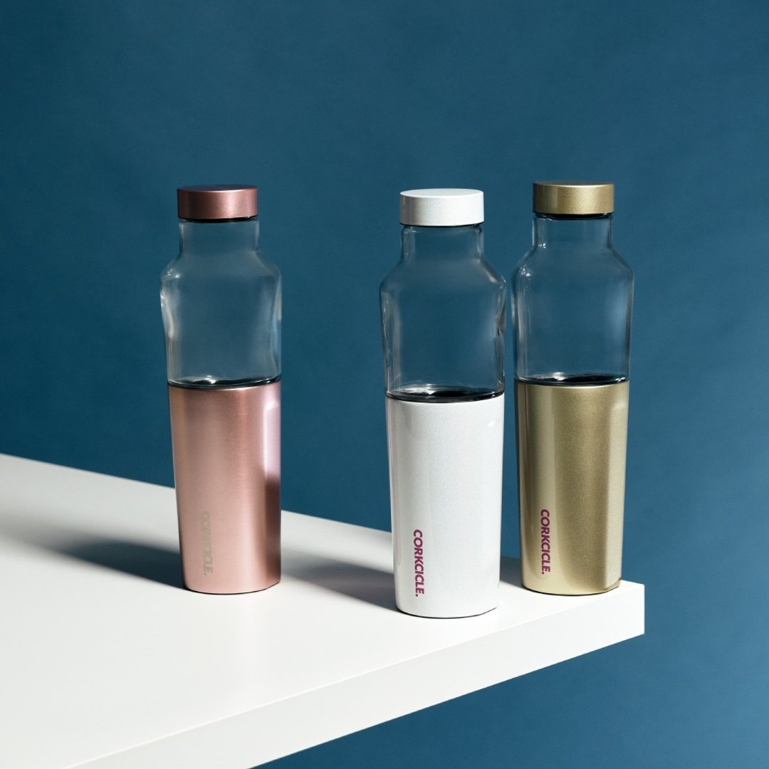 【出清5折】9M88合作款-新品上市-CORKCICLE 玻璃易口瓶 600ML - 保温瓶/保温杯 - 不锈钢 