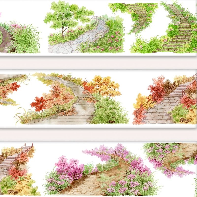 長安郊外 PET 膠帶 5米卷 - 纸胶带 - 其他材质 