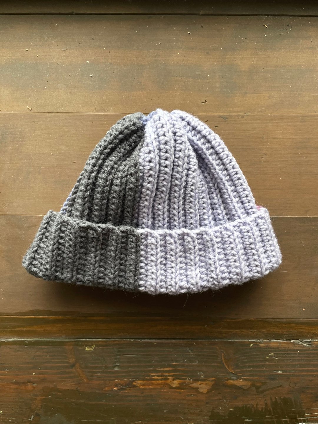 毛帽 beanie 蓝莓优格 - 帽子 - 羊毛 紫色
