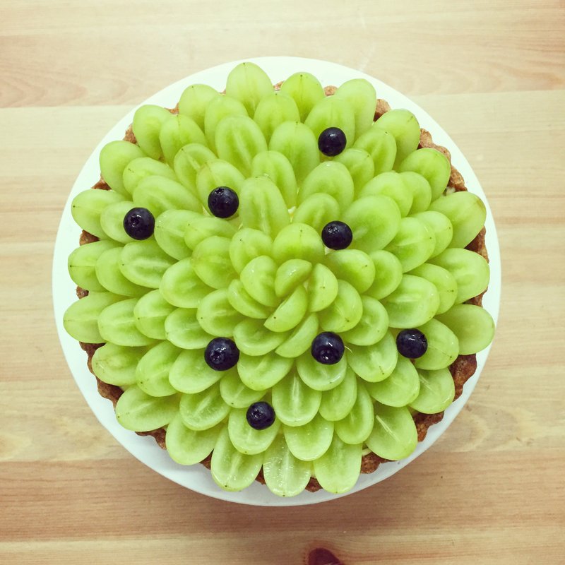 10寸白葡萄卡士达塔 - 蛋糕/甜点 - 新鲜食材 绿色