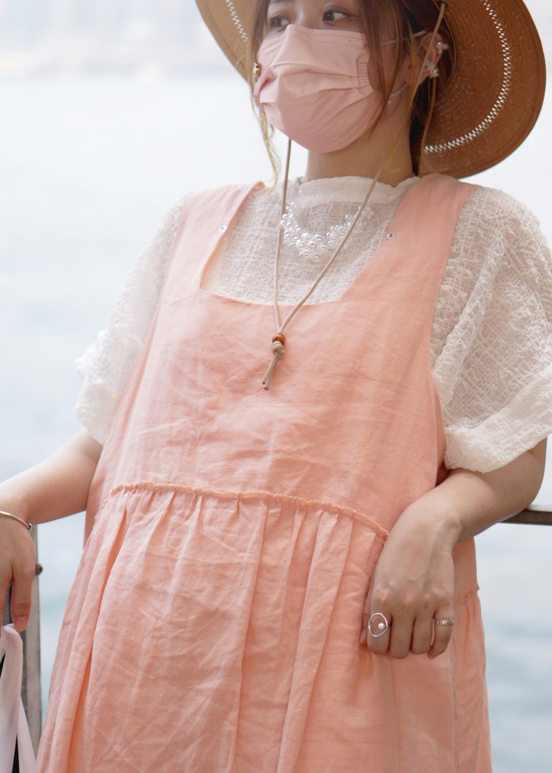 O2 vest dress (洋装) - 洋装/连衣裙 - 其他材质 