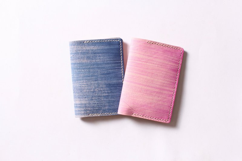 茶皮 南森护照套 旅行 【可收纳卡片 / 免费定制刻字1-7个字】 - 护照夹/护照套 - 真皮 