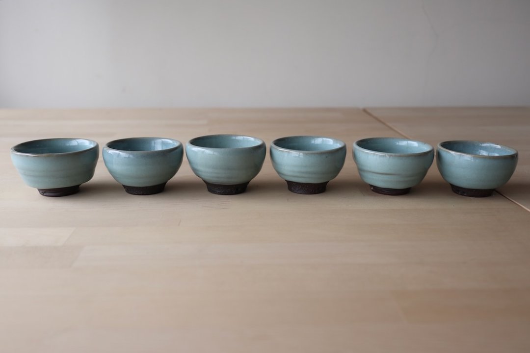 青瓷小茶杯 - 茶具/茶杯 - 陶 蓝色