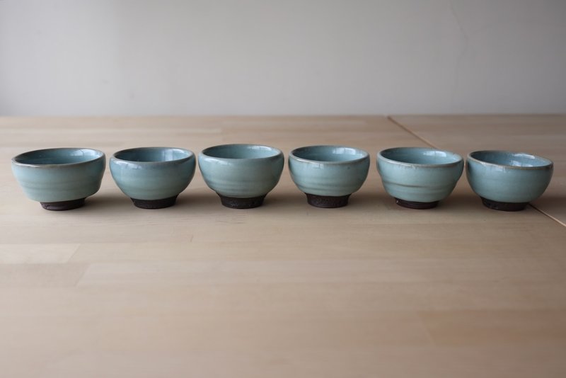 青瓷小茶杯 - 茶具/茶杯 - 陶 蓝色