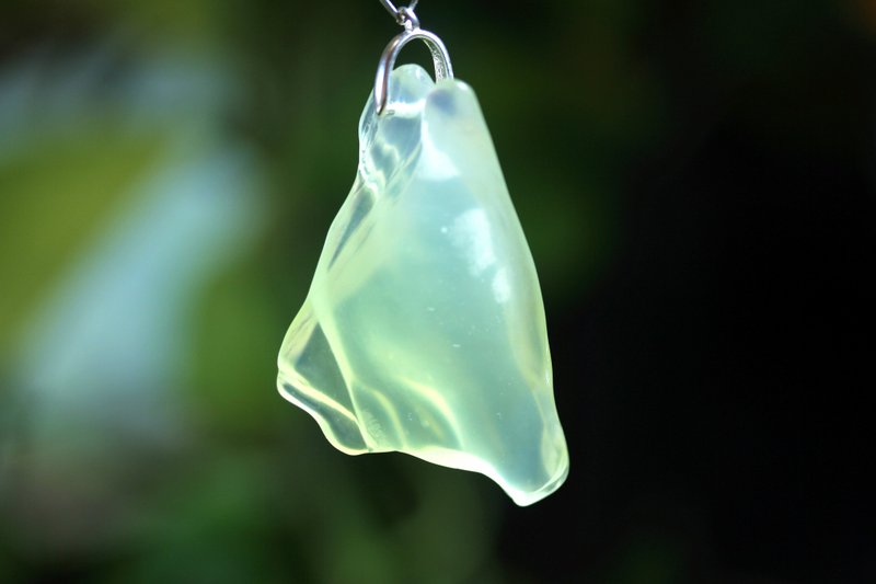 【象形山】天然岫玉随形雕刻  项链  吊坠  挂件圣诞礼物 - 项链 - 玉石 绿色