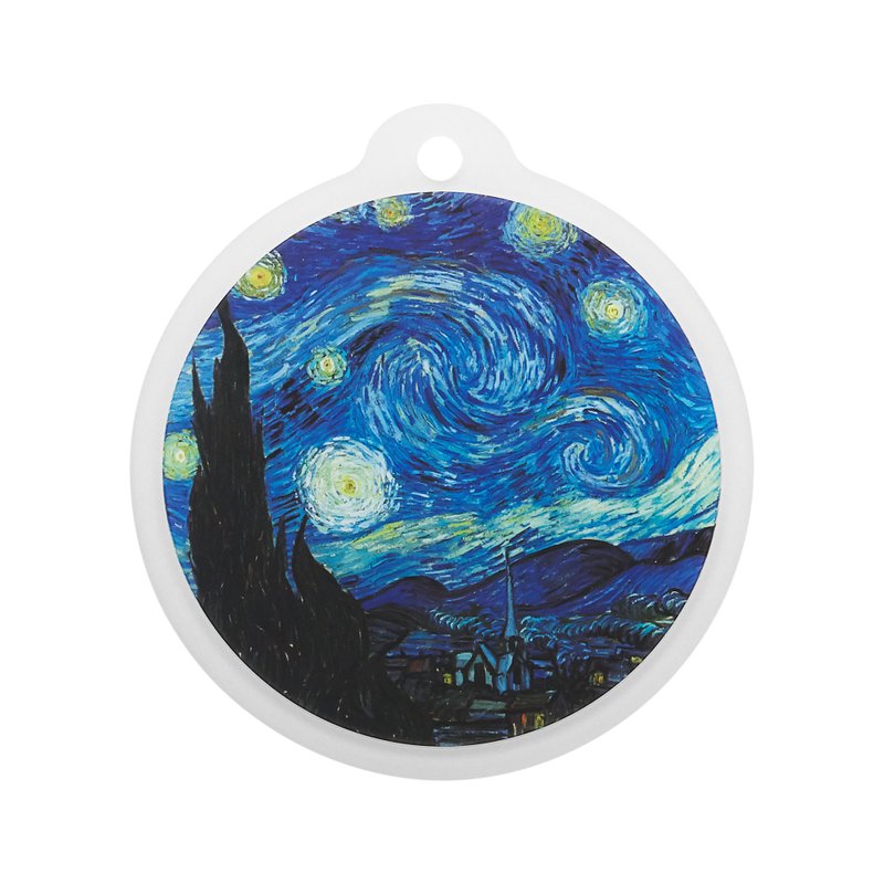 硅胶隔热垫-梵谷 星夜 - 餐垫/桌巾 - 硅胶 