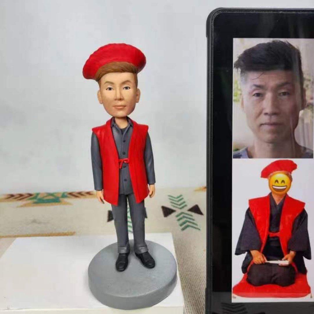 客制化人物公仔 人偶 3D人像画 似颜绘 肖像 定制 生日 纪念 礼物 - 玩偶/公仔 - 粘土 多色