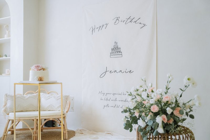 定制生日大布旗 | 派对 | 生日 | 纪念日 | 布置 - 海报/装饰画/版画 - 其他材质 白色