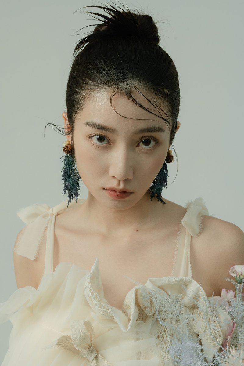 丰盛耳环-Fruitful Earrings - 耳环/耳夹 - 植物．花 绿色