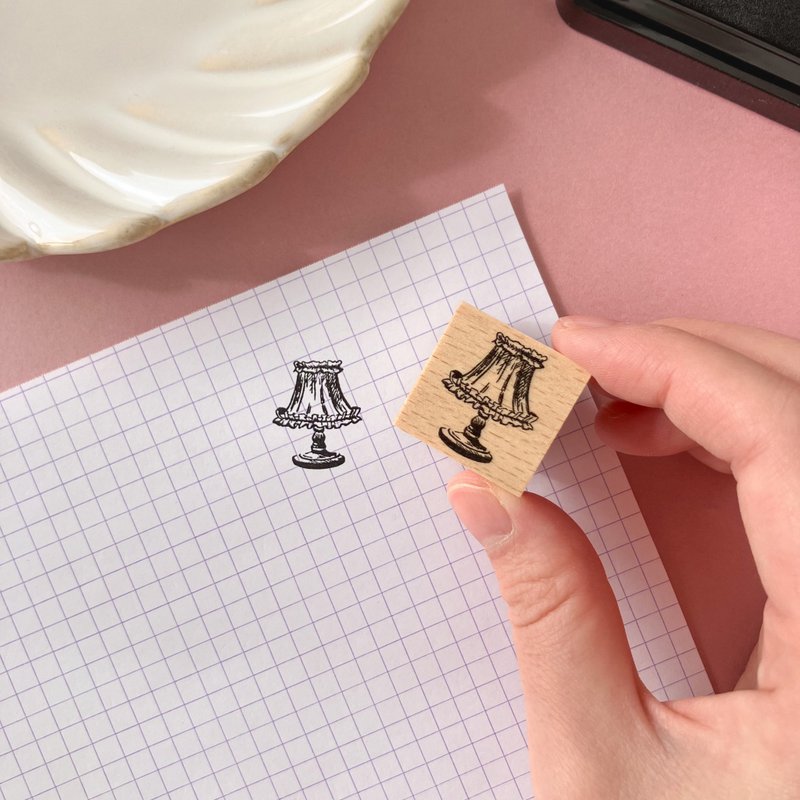 灯罩印章 - 印章/印台 - 橡胶 咖啡色