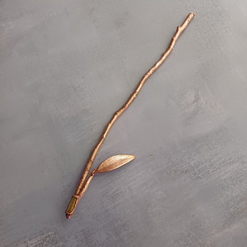 手制-自然系茶拨-3254 - 茶具/茶杯 - 铜/黄铜 咖啡色