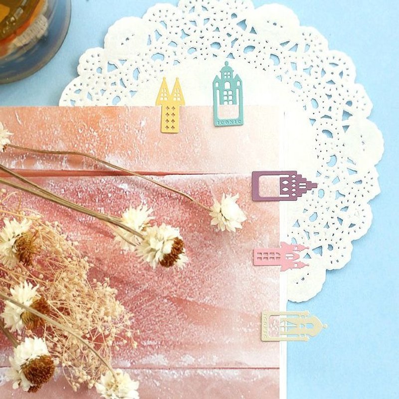 ICONIC-彩色造型童话书签组V4-童话城堡,ICO85751 - 书签 - 其他金属 多色