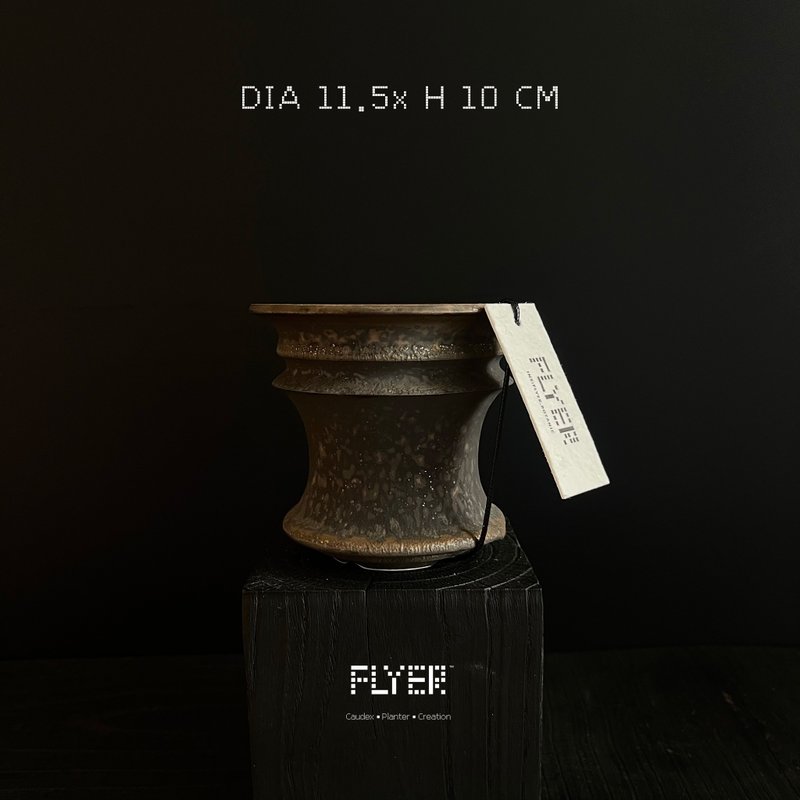 FLYER 块根多肉植物陶盆器 龙舌兰象牙宫象足漆树盆器 - 花瓶/陶器 - 陶 