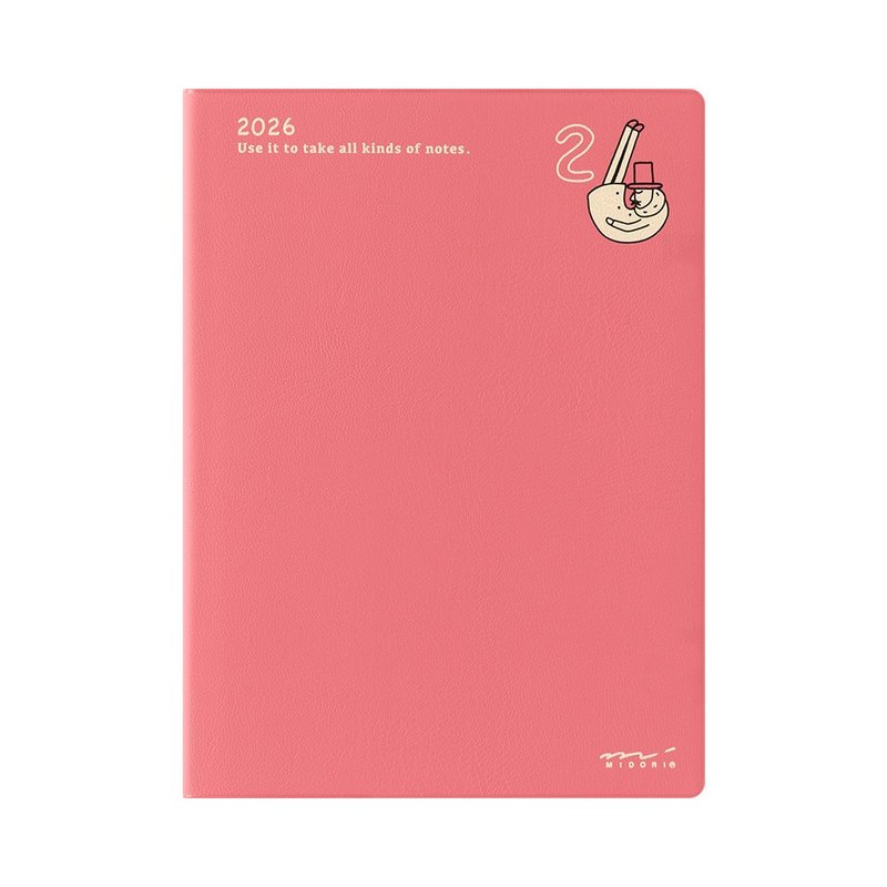MIDORI Pocket Diary 2026 手帐(月间) A6 欧吉桑 - 笔记本/手帐 - 纸 多色