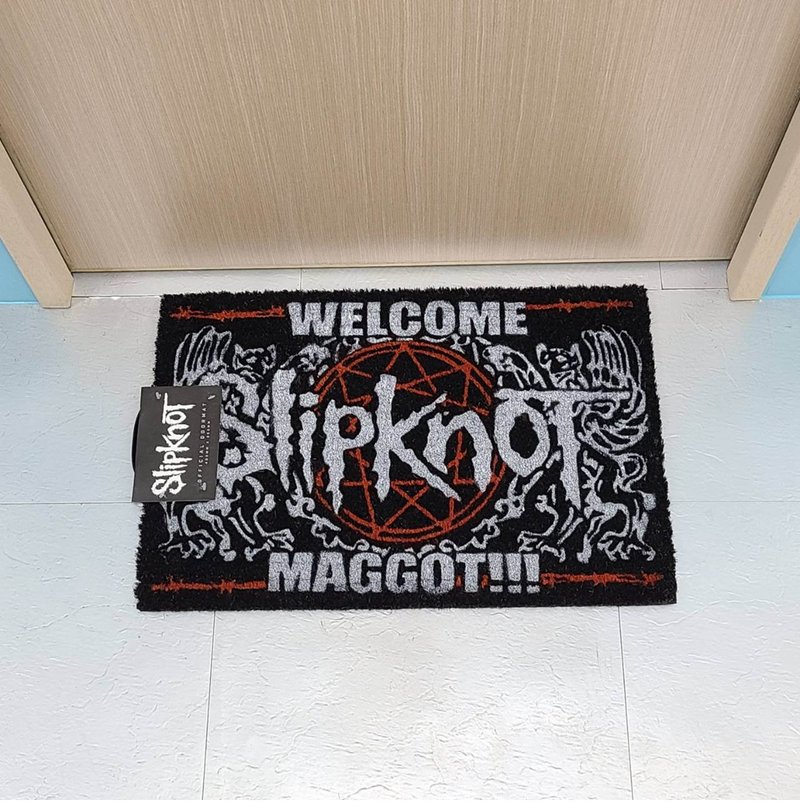 【滑结乐团】Slipknot (Welcome Maggot!!!) 进口门垫/地垫 - 地垫/地毯 - 其他材质 多色