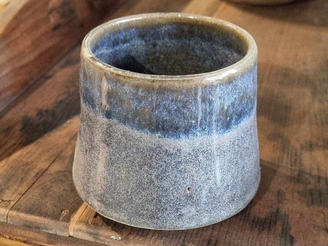 【一冬人】蓝色食期 - 生活食器 蓝彩 陶器 陶杯 酒杯 咖啡杯 茶 - 其他杯子 - 陶 蓝色
