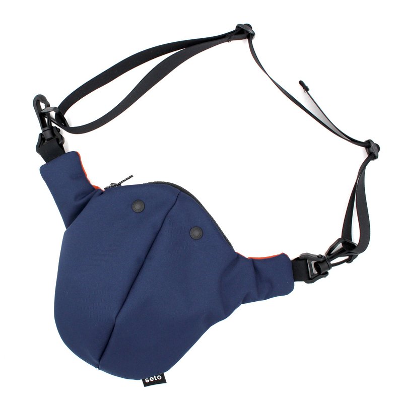 小动物中型随身包 - 侧背包/斜挎包 - 聚酯纤维 蓝色