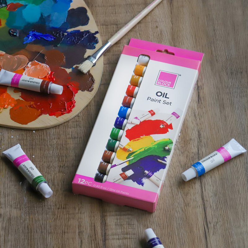 COLOUR BLOCK 12PCS油画颜料 油画创作 - 插画/绘画/写字 - 颜料 