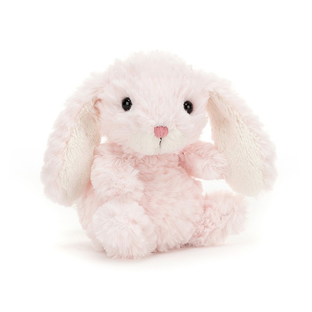 Yummy Bunny Pastel Pink 美味兔兔 花瓣粉 13cm 兔子玩偶 - 玩偶/公仔 - 聚酯纤维 粉红色