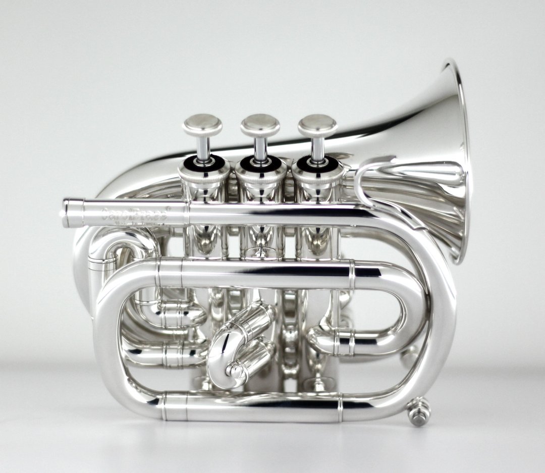 【人气限量款】CarolBrass  迷你小号-镀银 - 吉他/乐器 - 银 银色