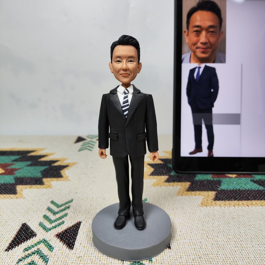 客制化人物公仔 人偶 3D人像画 似颜绘 肖像 定制 纪念 生日 老板 - 玩偶/公仔 - 粘土 多色