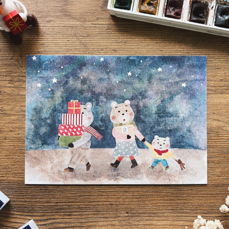 前往派对的路上 /绘本明信片 - 卡片/明信片 - 纸 