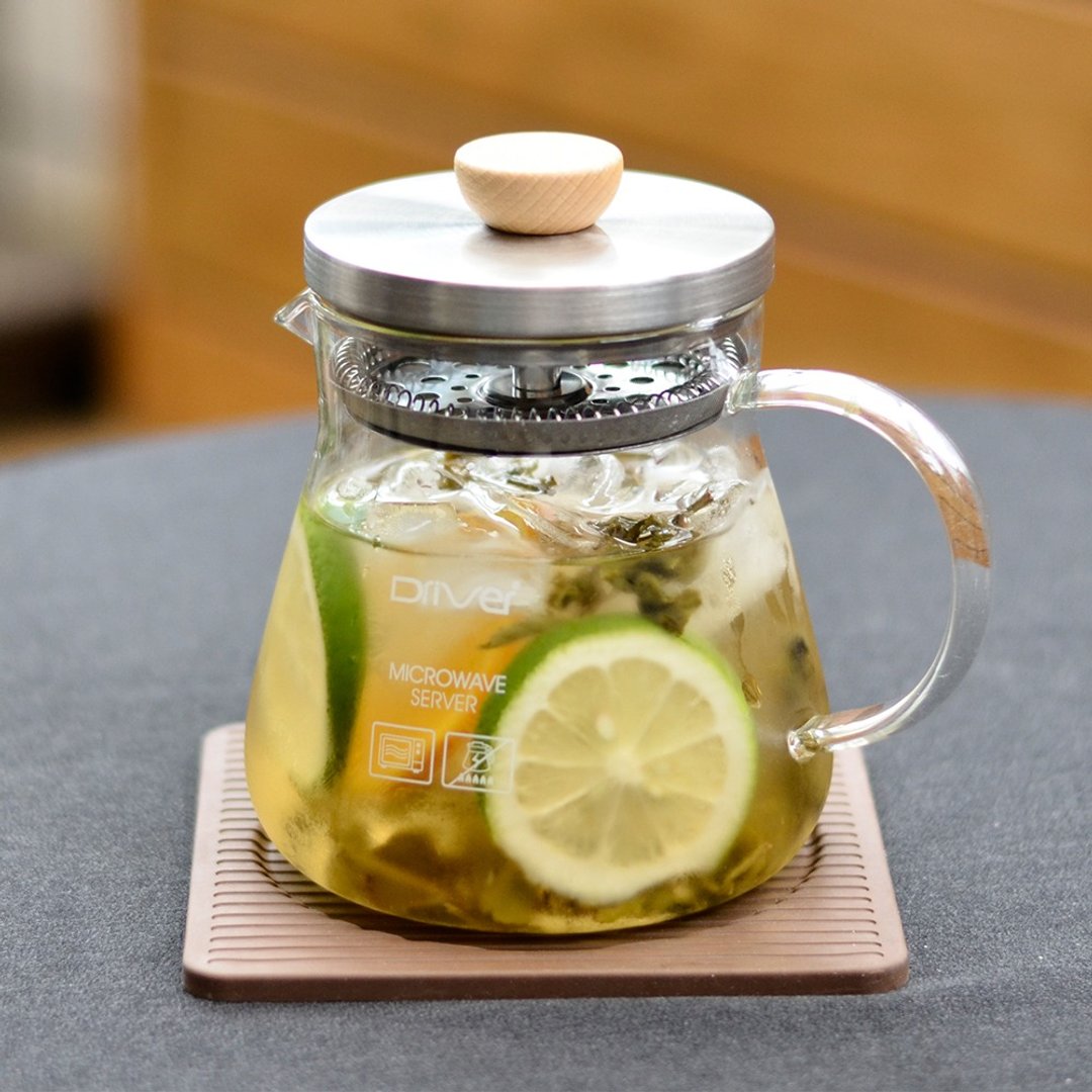 高密度滤网、轻松泡好茶丨 Driver 满福壶 -700ml - 茶具/茶杯 - 玻璃 透明
