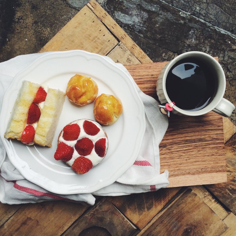 春日一人小野餐 - 蛋糕/甜点 - 新鲜食材 粉红色