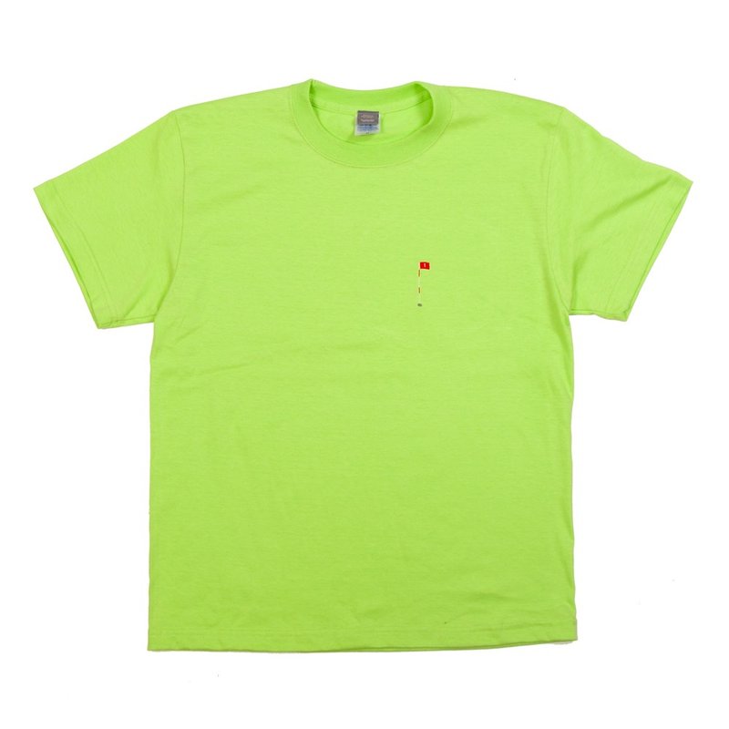 父亲节礼物。一杆进洞刺绣T恤 男女皆宜的S〜XXXL、女人的S〜L、儿童90〜160cm Tcollector - 女装 T 恤 - 棉．麻 绿色