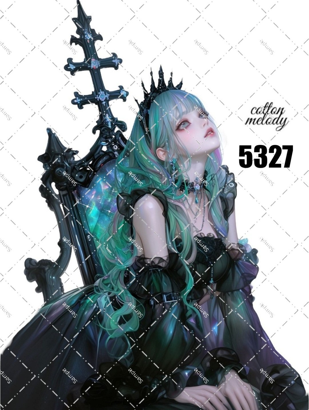 original sticker no.5327 人物贴纸 原创贴纸 原创人物贴纸 装饰贴纸 cotton melody - 贴纸 - 纸 