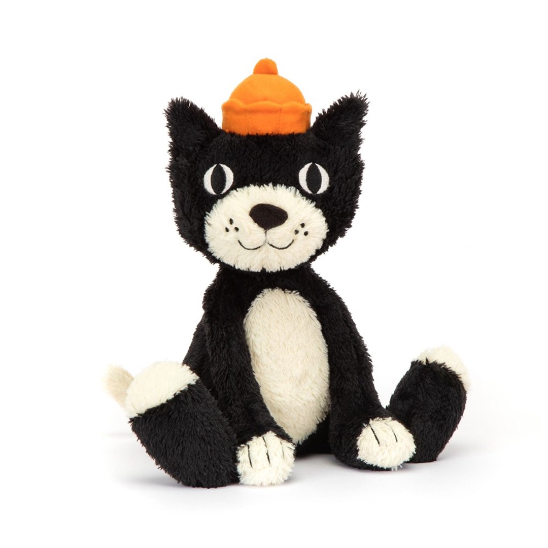 Jellycat Jack 吉利果冻猫 猫老板32cm - 玩偶/公仔 - 聚酯纤维 黑色