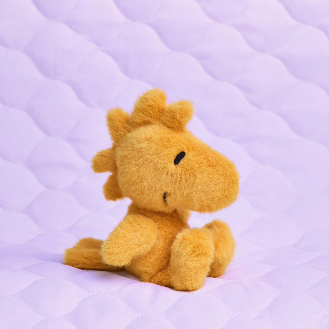 快速出货 | BON TON TOYS Woodstock 糊涂塌客环保毛绒玩偶 - 黄 15cm - 玩偶/公仔 - 聚酯纤维 黄色