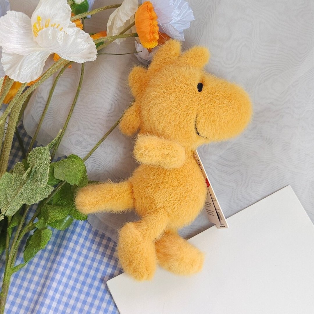 快速出货 | BON TON TOYS Woodstock 糊涂塌客环保毛绒玩偶 - 黄 15cm - 玩偶/公仔 - 聚酯纤维 黄色