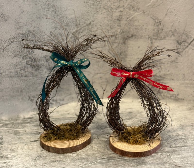 圣诞手作礼物/自然手作设计感/一组 - 干燥花/捧花 - 植物．花 绿色