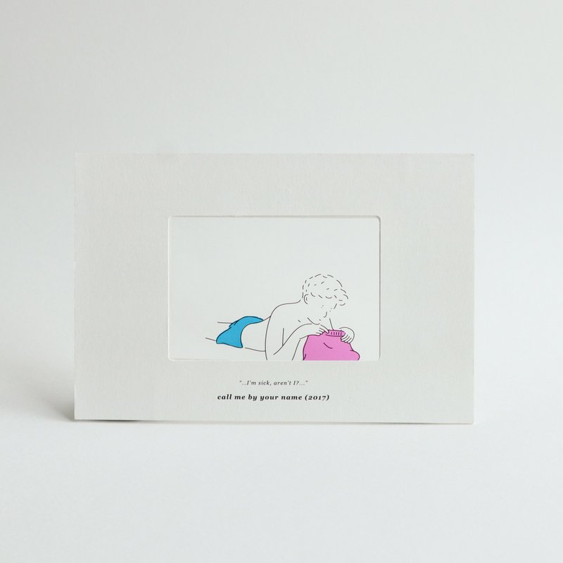 Love Senses Clear Postcard - Elio and Oliver - 卡片/明信片 - 纸 透明