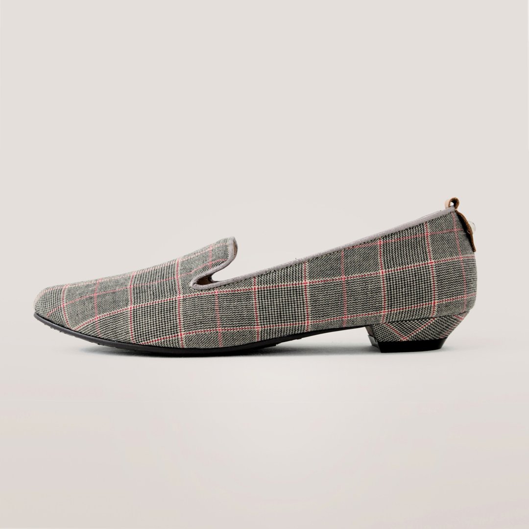 Ashtyn Loafers(低跟) 英伦系 | WL - 女款牛津鞋/乐福鞋 - 棉 咖啡色