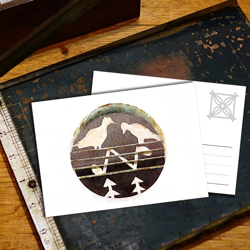 老屋颜 – 铁窗花明信片 - 卡片/明信片 - 纸 