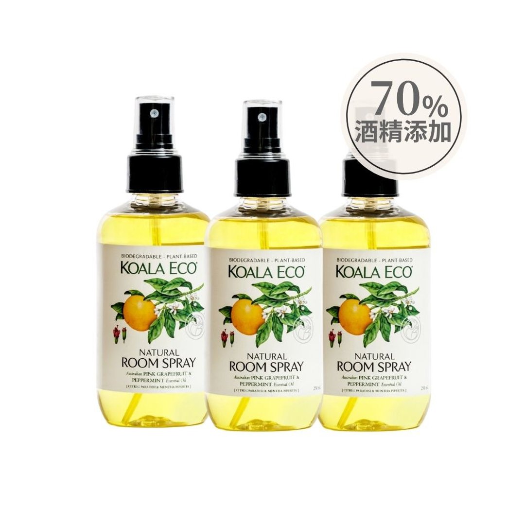 【净化香气喷雾】三入组-澳洲科菈KOALA ECO - 香薰/精油/线香 - 浓缩/萃取物 透明