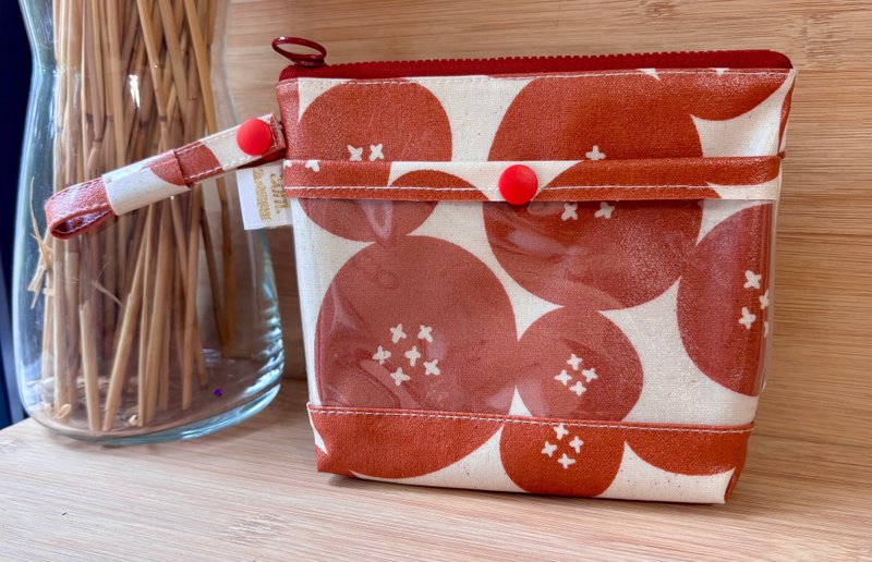 防水收纳袋 托药袋 喂药袋 化妆包 - 妈妈包 - 防水材质 粉红色