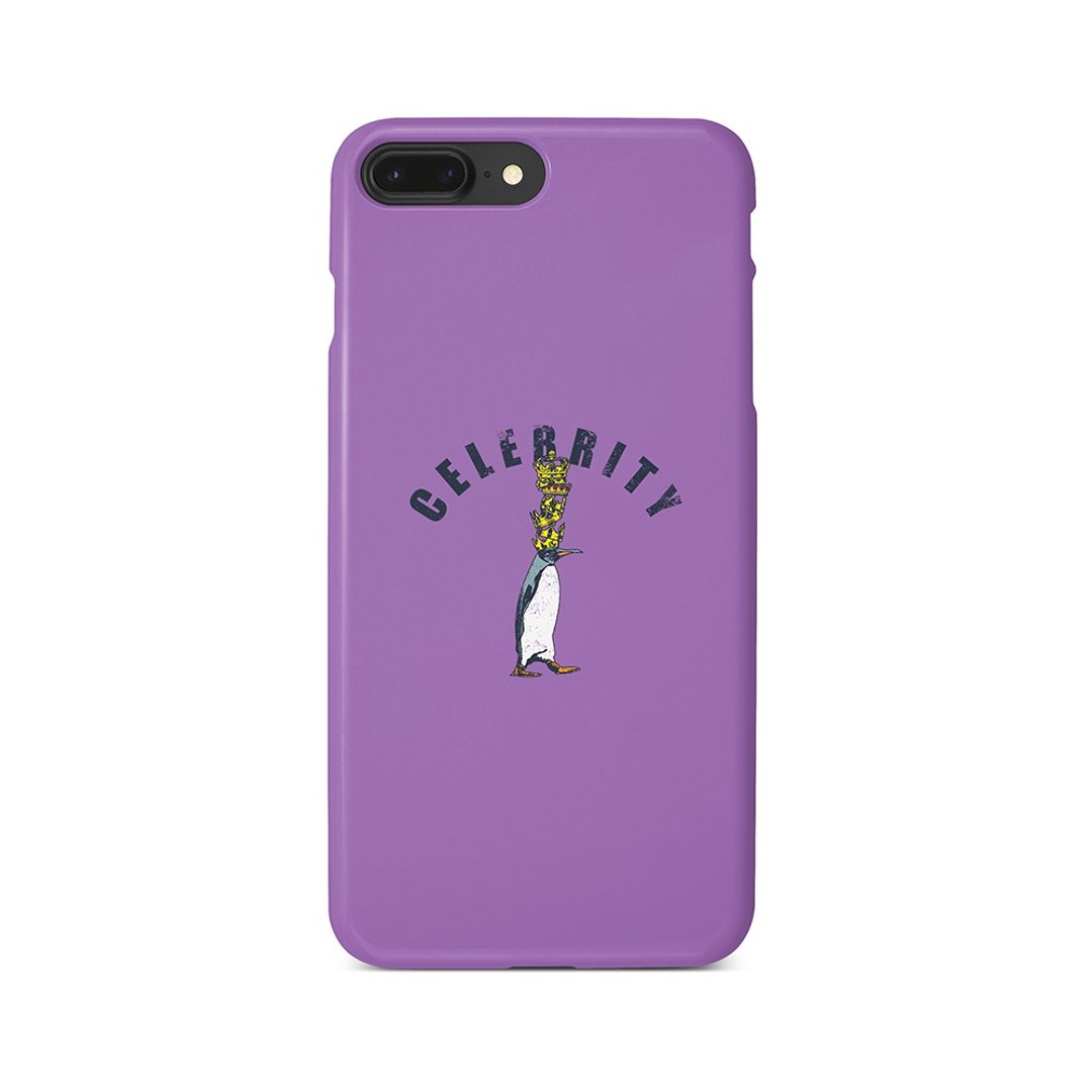 苹果手机外壳/ Celebrity penguin - 手机壳/手机套 - 塑料 紫色