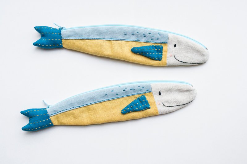 Travelling Tuna cutlery case pouch - 筷子/筷架 - 棉．麻 多色
