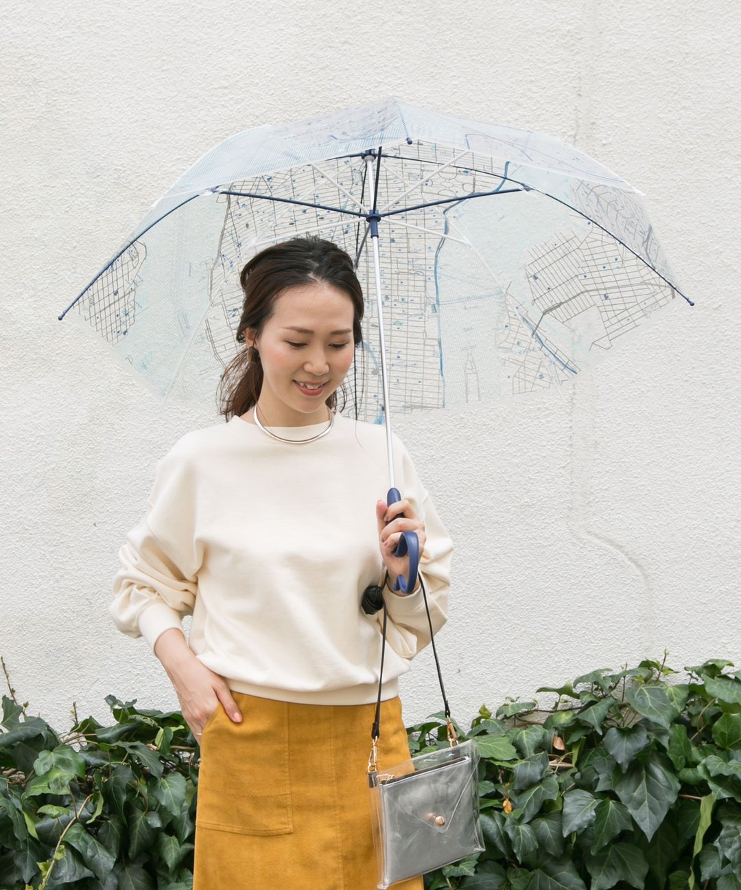 Evereon可替换式环保轻量伞-都会纽约 EV807(Map NY) - 雨伞/雨衣 - 环保材料 蓝色