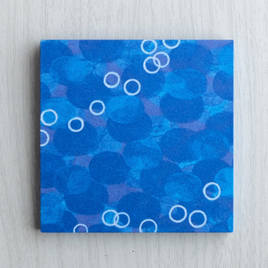 Mini panel No.66 / Fragment of memory - 海报/装饰画/版画 - 纸 蓝色