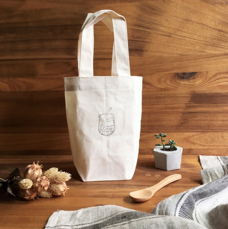 C'est si bon提袋礼物组－M - 随行杯提袋/水壶袋 - 棉．麻 