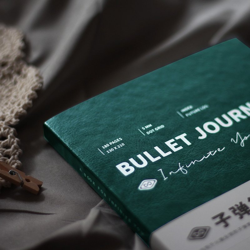 【YouthWill】子弹笔记 SlimA5 BUJO点阵 Bullet Journal 手帐本 - 笔记本/手帐 - 纸 绿色