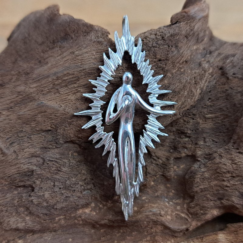 高深耀眼的心(不含项链) No.43 - 项链 - 银 