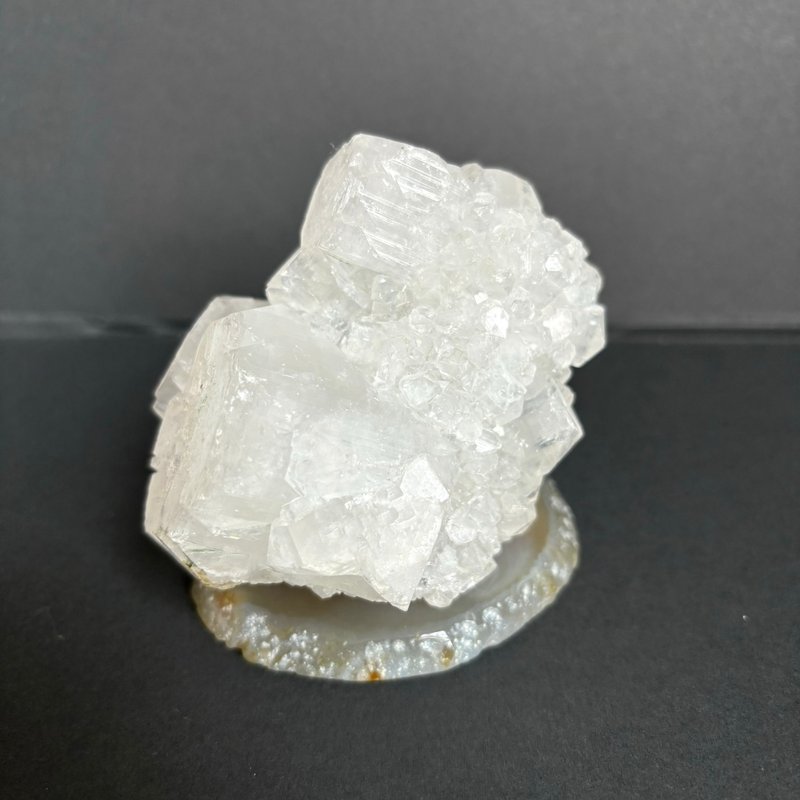 *透闪* 天然 鱼眼石 Apophyllite - 摆饰 - 水晶 白色