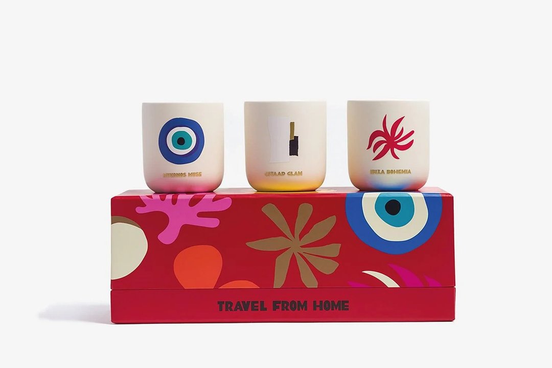 香氛蜡烛-Travel From Home Mini Candle(Set of 3)【ASSOULINE】 - 香薰/精油/线香 - 蜡 