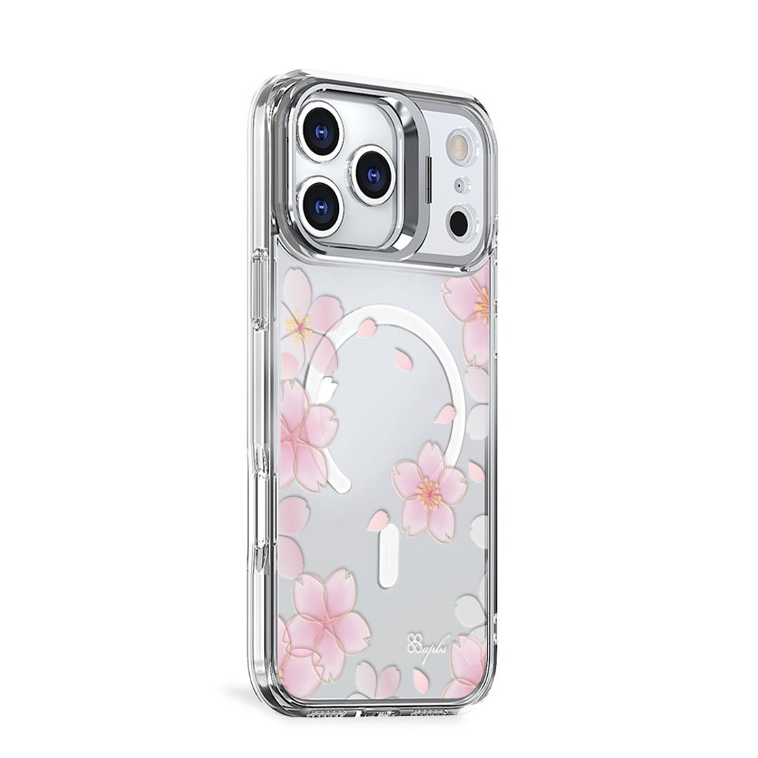 apbs iPhone 全系列 防震双料隐形立架磁吸手机壳-吉野樱 - 手机壳/手机套 - 其他材质 多色